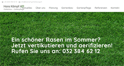 Desktop Screenshot of kaempf-gartenbauag.ch