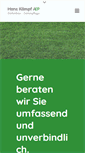 Mobile Screenshot of kaempf-gartenbauag.ch