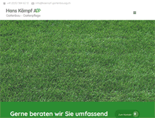 Tablet Screenshot of kaempf-gartenbauag.ch